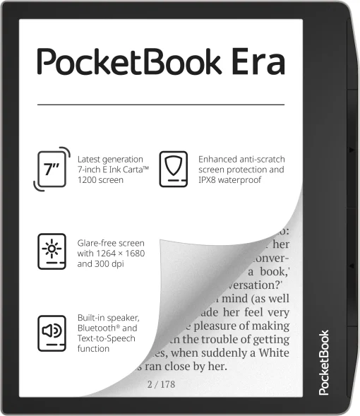 Электронная книга PocketBook 700 Stardust Silver (PB700-U-16-WW)